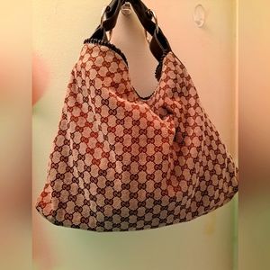 Gucci  XL Hobo Horsebit bag